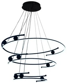 Lustră LED dimabilă pe cablu LED/170W/230V 3000-6500K + telecomandă