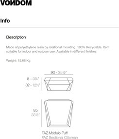 Taburete Canapea modulara FAZ
