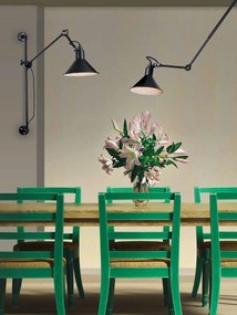 Aplica cu brat reglabil metal stil industrial Edyson