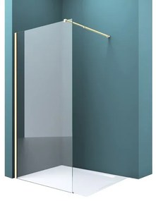 Paravan de dus tip Walk-in auriu periat Rune Syn 110x200 cm