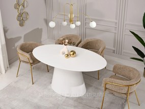Masă de sufragerie Padro (alb). Promo -14%. 1111765