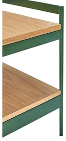 Măsuță auxiliară cu blat cu aspect de lemn de stejar 43x43 cm Jaunty – Hübsch