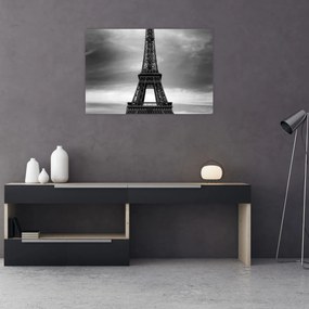 Tablou - Mașină roz în Paris (90x60 cm)