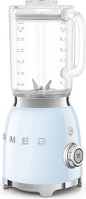 Blender Smeg BLF03PBEU, 800 W, 1,5 l, 18 000 rpm, 4 programe, 4 viteze + Impuls, Otel inoxidabil, Albastru pastel