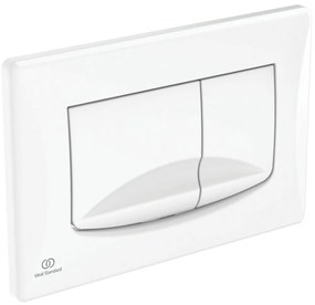 Clapeta de actionare spalare Solea M2, alba Alb lucios