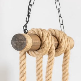 Lustră pe lanț Brilagi KOS 4xE27/60W/230V fag