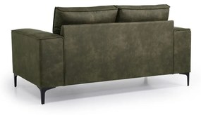 Canapea verde cu tapițerie din imitație de piele 164 cm Copenhagen – Scandic
