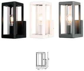 Aplica pentru perete exterior IP65 NEVADA negru, MA-8897