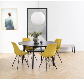 Scaun de sufragerie galben Eris - Actona