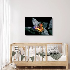 Tablou cu fluture (90x60 cm)