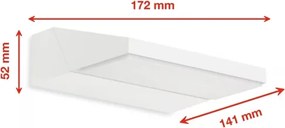 Telefunken - Aplica LED de exterior pentru perete, 10W, 230V, IP44, albă