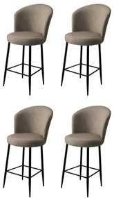 Set de scaune de bar Alte Cappuccino, 4 buc.