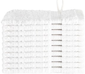 137114 vidaXL Prosop pentru musafiri SOLUND Alb Bumbac