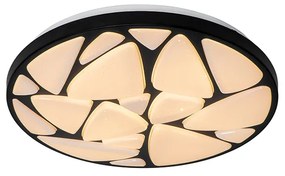 Lampă modernă de tavan neagră 39 cm incl. LED și dimmer - Marian