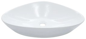 Chiuveta de baie, alb, 58,5 x 39 x 14 cm, ceramica