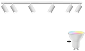 Spot de baie LED RGBW dimmabil TURYN 6xGU10/6,5W/230V IP44 alb