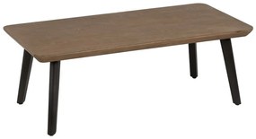 Măsuță de cafea maro din lemn de brad 60x120 cm Paul – Ixia