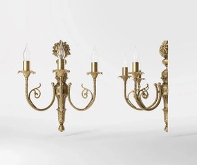 Aplica din alama masiva stilul fastuos Ludovic al XV-lea