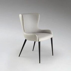 Scaun dining design elegant Telma alb