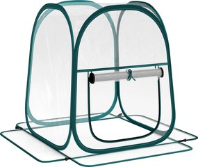 Outsunny Seră Mică Portabilă cu Design Pop-up și Geantă de Depozitare, 70x70x80 cm, Transparent | Aosom Romania