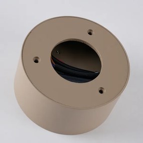 Brilagi - Plafonieră LED pentru baie FORIS, 9W, 230V, diametru 9 cm, bej, IP44