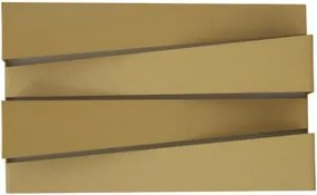 Searchlight 86410GO - Aplică de perete SECTION LED/18W/230V, aurie