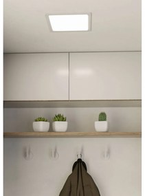 Plafonieră albă LED/încastrată 22x22 cm FUEVA 5 – EGLO