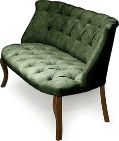 Set canapea 2 persoane cu 2 fotolii, Cafe Homs verde galben