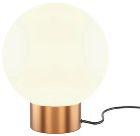 Veioza/Lampa de masa design decorativ Basic alb/auriu