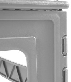 Keeeper Masă pliantă de exterior Timo L Nordic Grey, L