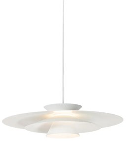 Lampă suspendată de design albă incluzând LED cu dimmer în 3 trepte - Pauline