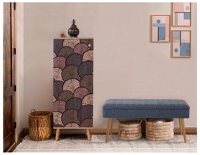 Mobilier Hol Beside 2 (stejar sonoma + albastru închis) . 1094003