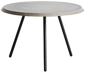 Măsuță de cafea "Soround", 14 variante - Woud Variantă: Ø 60 cm - beton | picioare negre (44 cm)