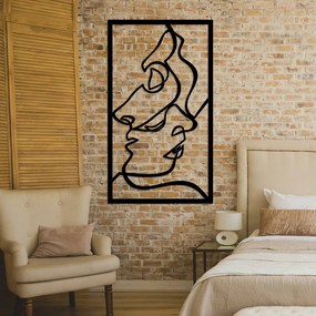 DUBLEZ | Tablou minimalist Line Art - Îndrăgostiți