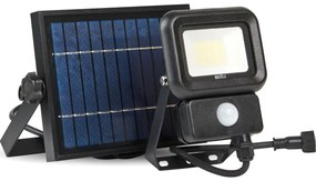 Proiector LED solar de exterior cu senzor LED/10W/3,7V 6500K IP65 2200 mAh
