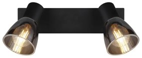 Spot de perete CLAUDE 2xE14/40W/230V negru Globo 54307-2