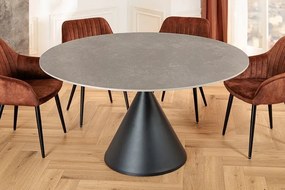 Masa rotunda SIGNATURE 135cm ceramica gri