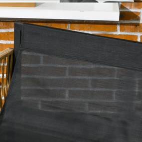 Outsunny Set mobilier grădină 4 piese canapea 2 locuri 2 fotolii și 1 măsuță blat din sticlă securizată 3 perne - gri | Aosom Romania