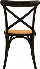 Scaun Thonet din lemn masiv si sezut din ratan