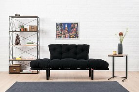Canapea extensibilă Nitta Black