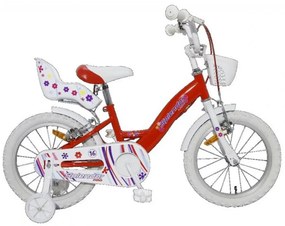 Bicicleta pentru copii NOVOKIDS™ Splend'Or PRO Line Edition, Cu cosulet, Roti 14" inch, Maxim 35 kg, Cadru din otel, Roti ajutatoare detasabile,