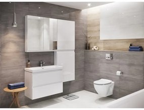 Dulap de baie cu oglindă Cersanit S929-018 MODUO 80x59,5 cm