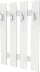 Cuier de perete KORADO NEW KV11, alb, PAL, 70x3x100 cm