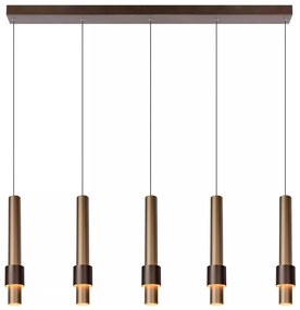 Lustră LED dimabilă pe cablu Lucide 24402/30/96 MARGARY 5xLED/4,2W/230V alamă