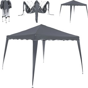 Cort de petrecere / pavilion CAPRI, 3x3m, antracit Casaria