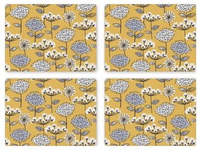 Set cu suporturi farfurii și coasters 8 buc. Retro Meadow – Cooksmart ®
