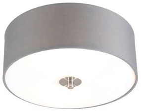 Plafoniera rustică gri 30 cm - Drum
