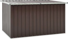 vidaXL Ladă de depozitare pentru grădină, maro, 171 x 99 x 93 cm