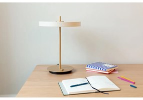 Veioză albă LED cu intensitate reglabilă cu abajur din metal (înălțime 41,5 cm) Asteria Table – UMAGE