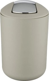 Coș de gunoi taupe din plastic 6,5 l Brasil – Wenko